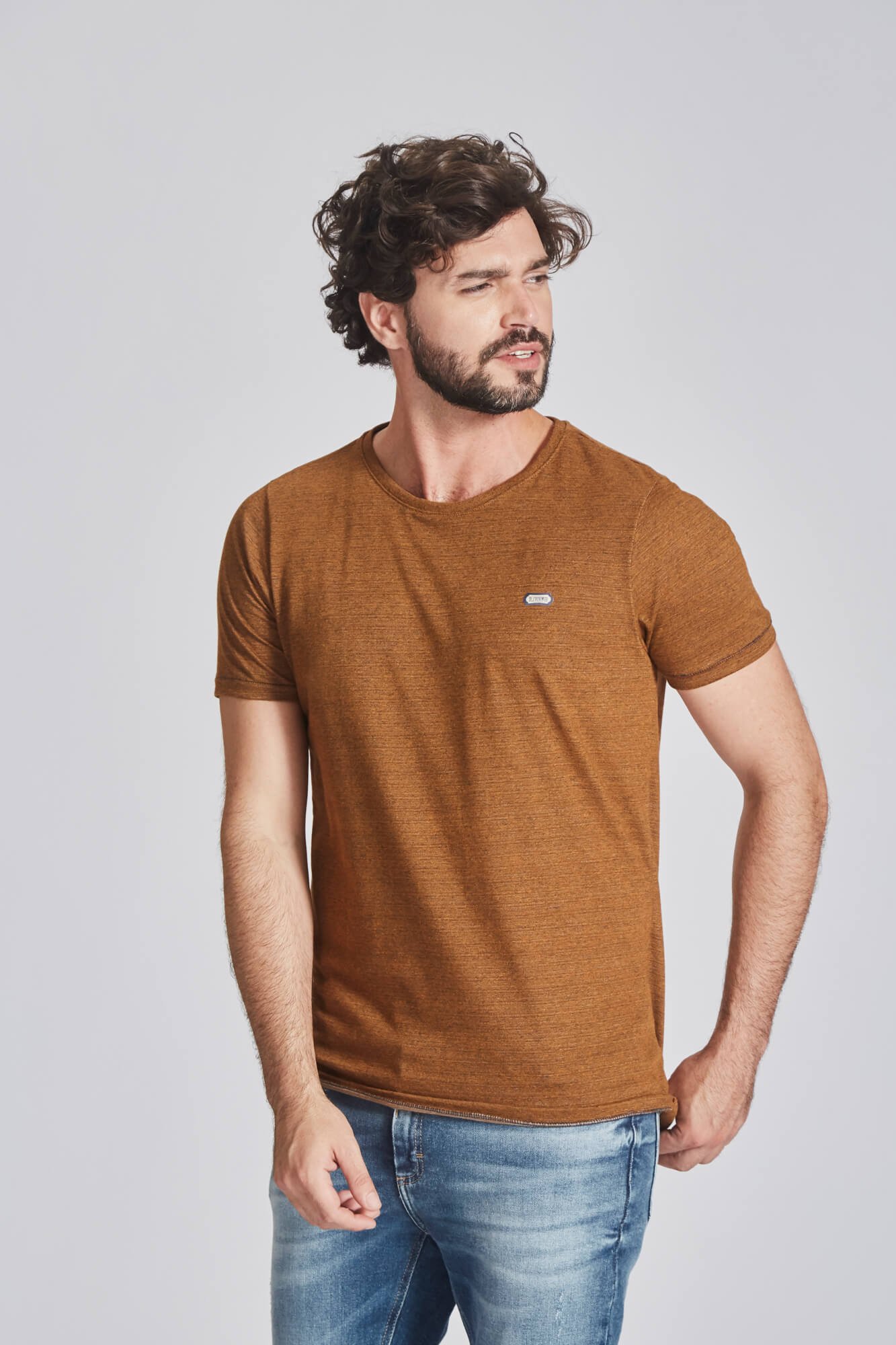 涼 91cm×122cm Camiseta Regular Manga Curta