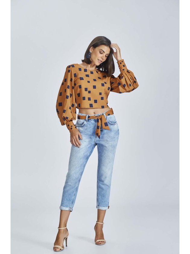 Calça Jeans Feminina Mom