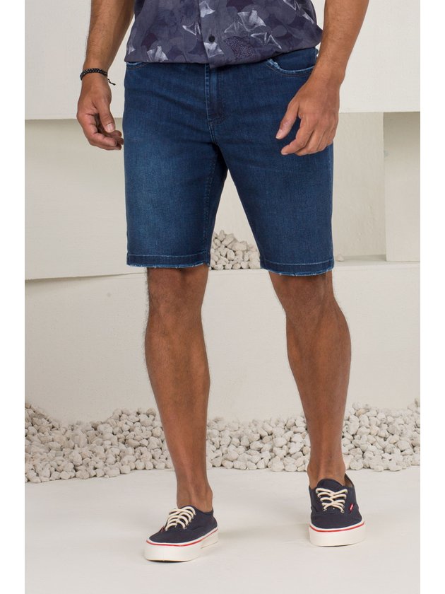 Bermuda Jeans Masculina Slim DLZ