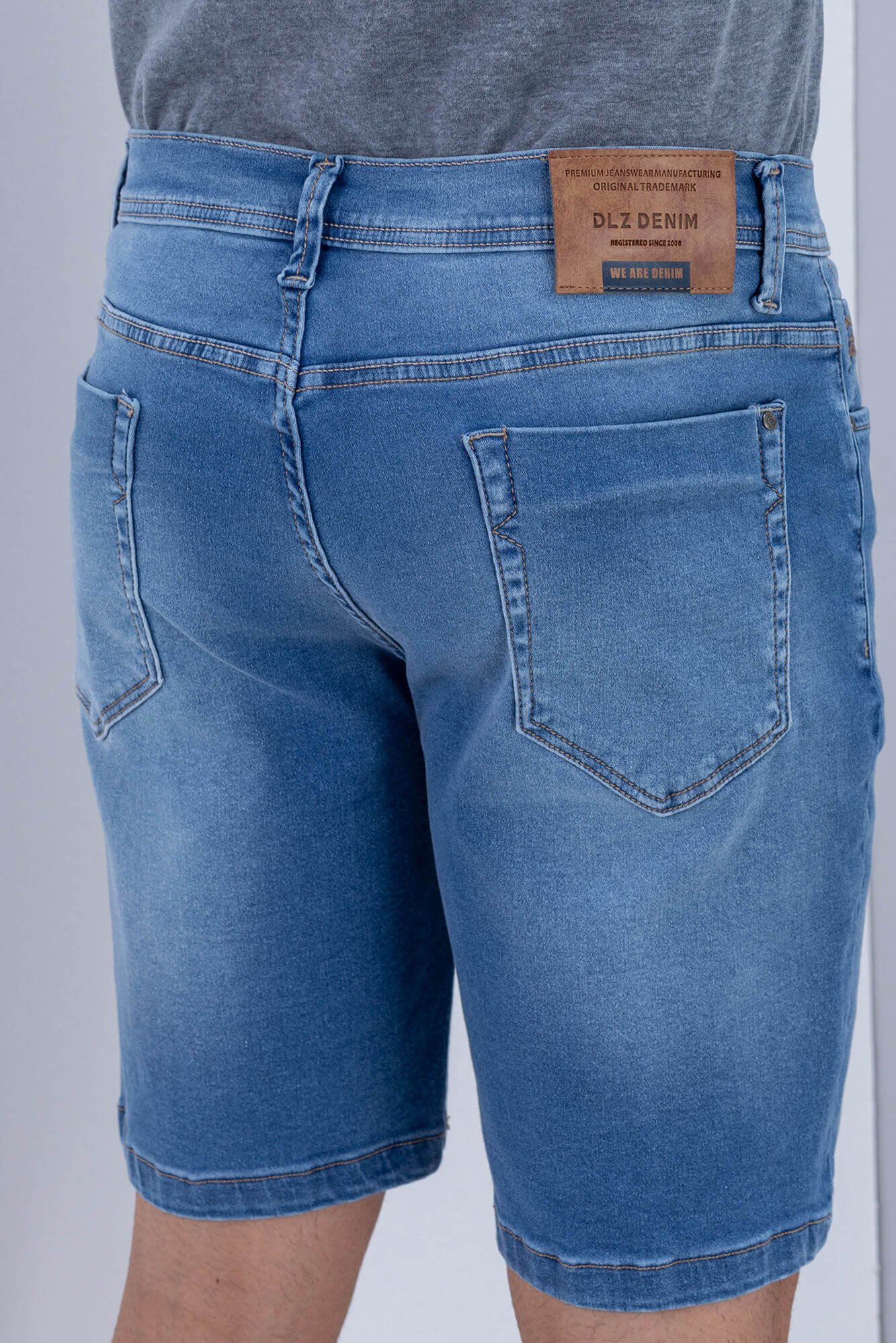 Bermuda Jeans Masculina Slim DLZ