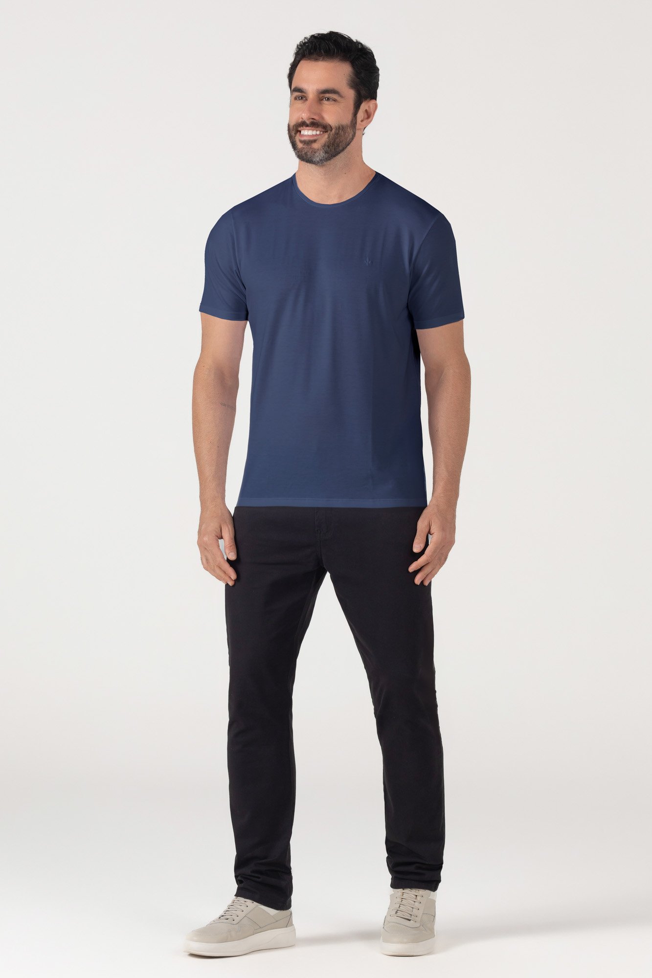 Camiseta Masculina Regular Manga Curta