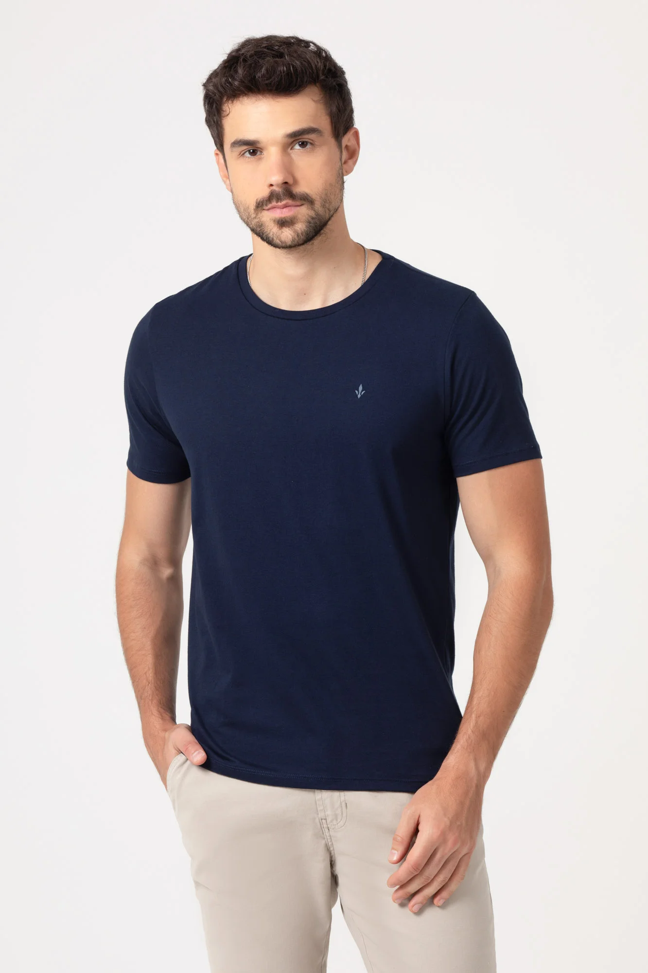Camiseta Masculina Regular Manga Curta DLZ