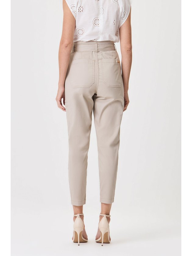 Calça Feminina Trend Cargo Com Cinto Flor de Lis