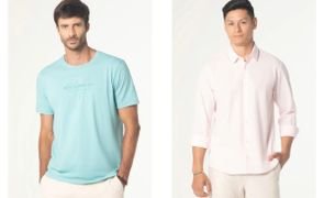 dois homens um de camiseta e o outro de camisa