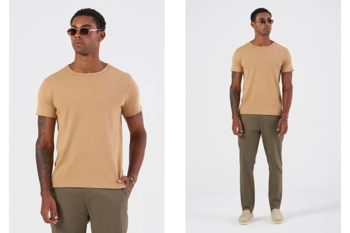 homem usando roupas slim