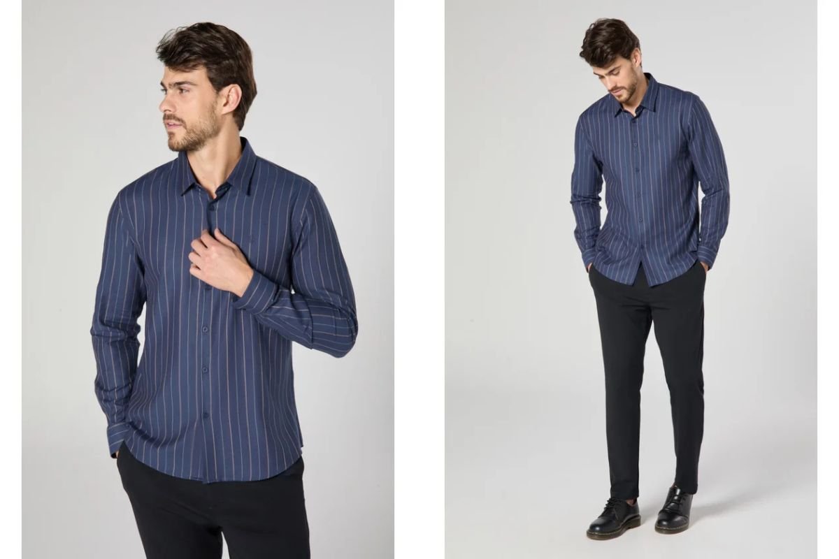 modelo com look para escritorio formal