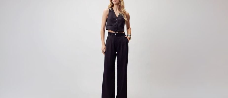 Calça pantalona feminina: como o corte e o tecido transformam a silhueta Calça pantalona feminina: como o corte e o tecido transformam a silhueta