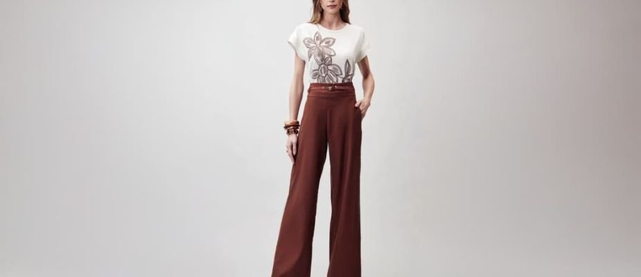 Wide leg ou pantalona: como diferenciar e combinar sem parecer que sobrou tecido