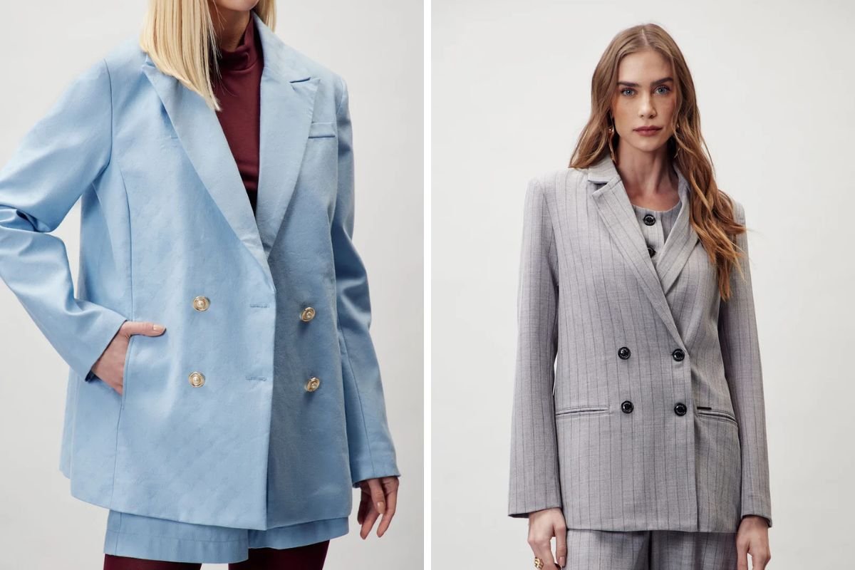 modelos usando blazer oversized