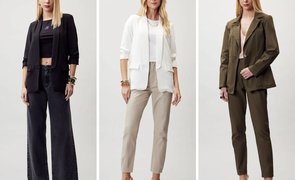 capa blog blusa calca jeans e blazer