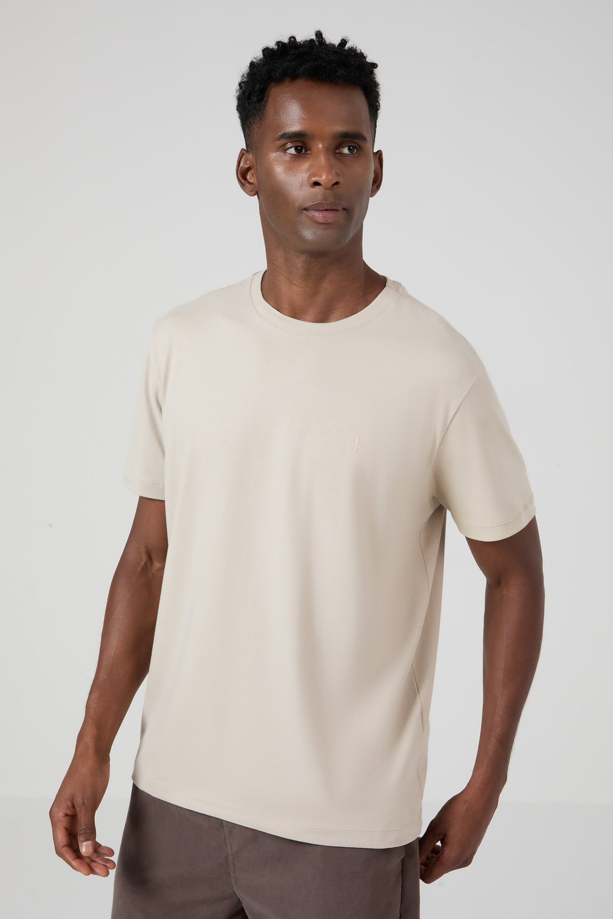 Camiseta Cotton Pmax bege