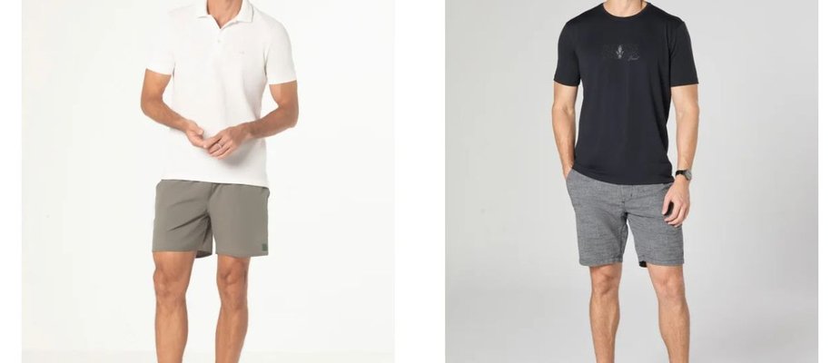 Short de banho ou bermuda masculina podem ser a mesma peça? Short de banho ou bermuda masculina podem ser a mesma peça?